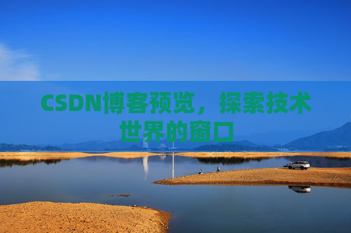 CSDN博客预览，探索技术世界的窗口